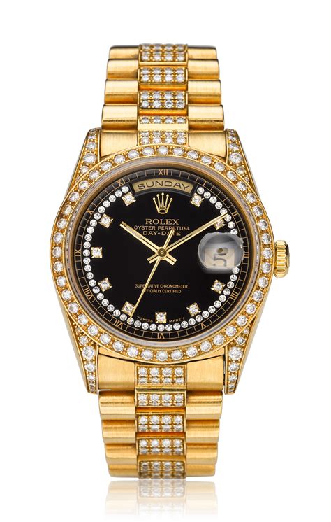 18k rolex day date|Rolex Day-Date gold price.